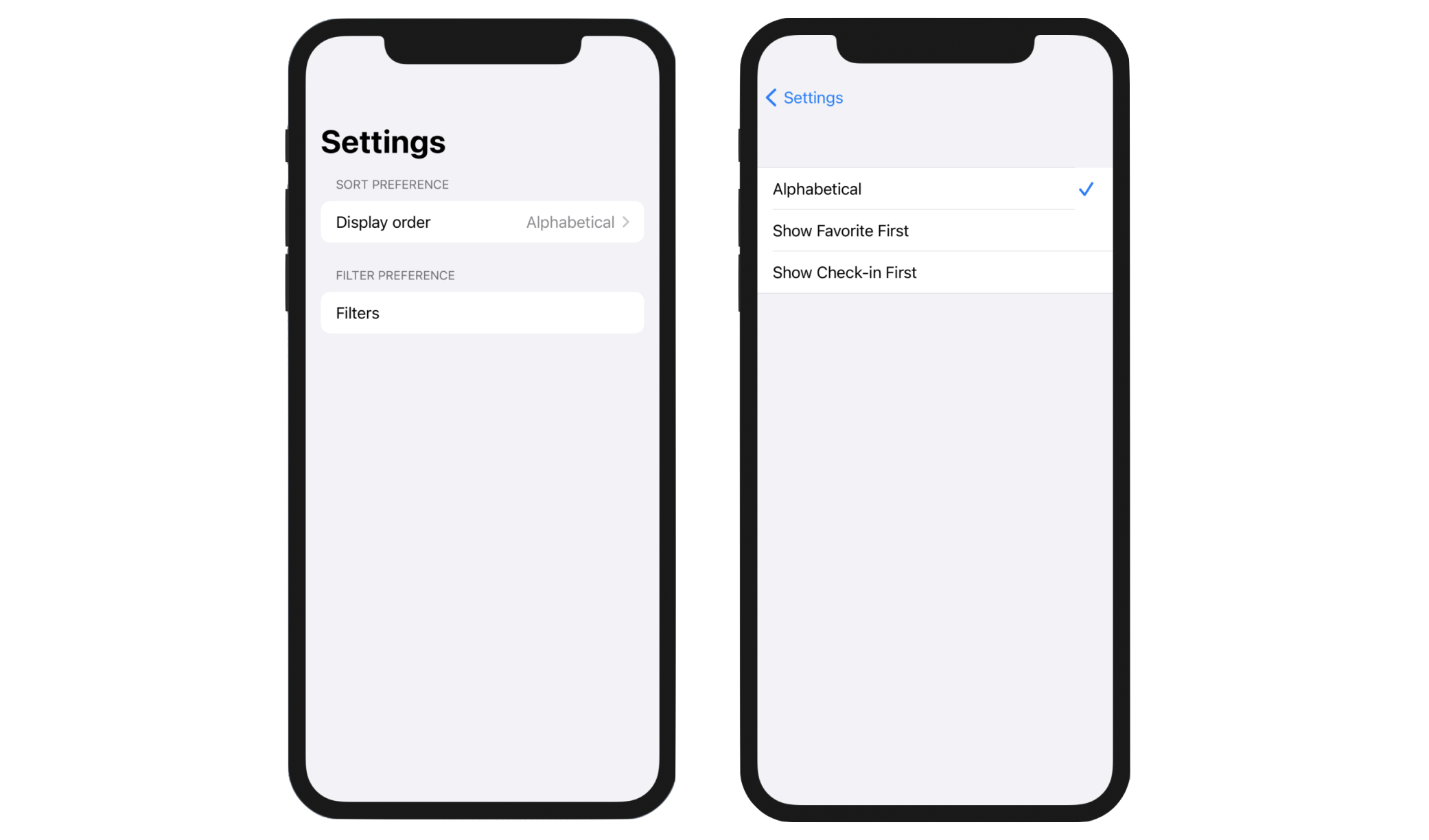 圖 13.5. 對「Display Order」選項使用選擇器視圖