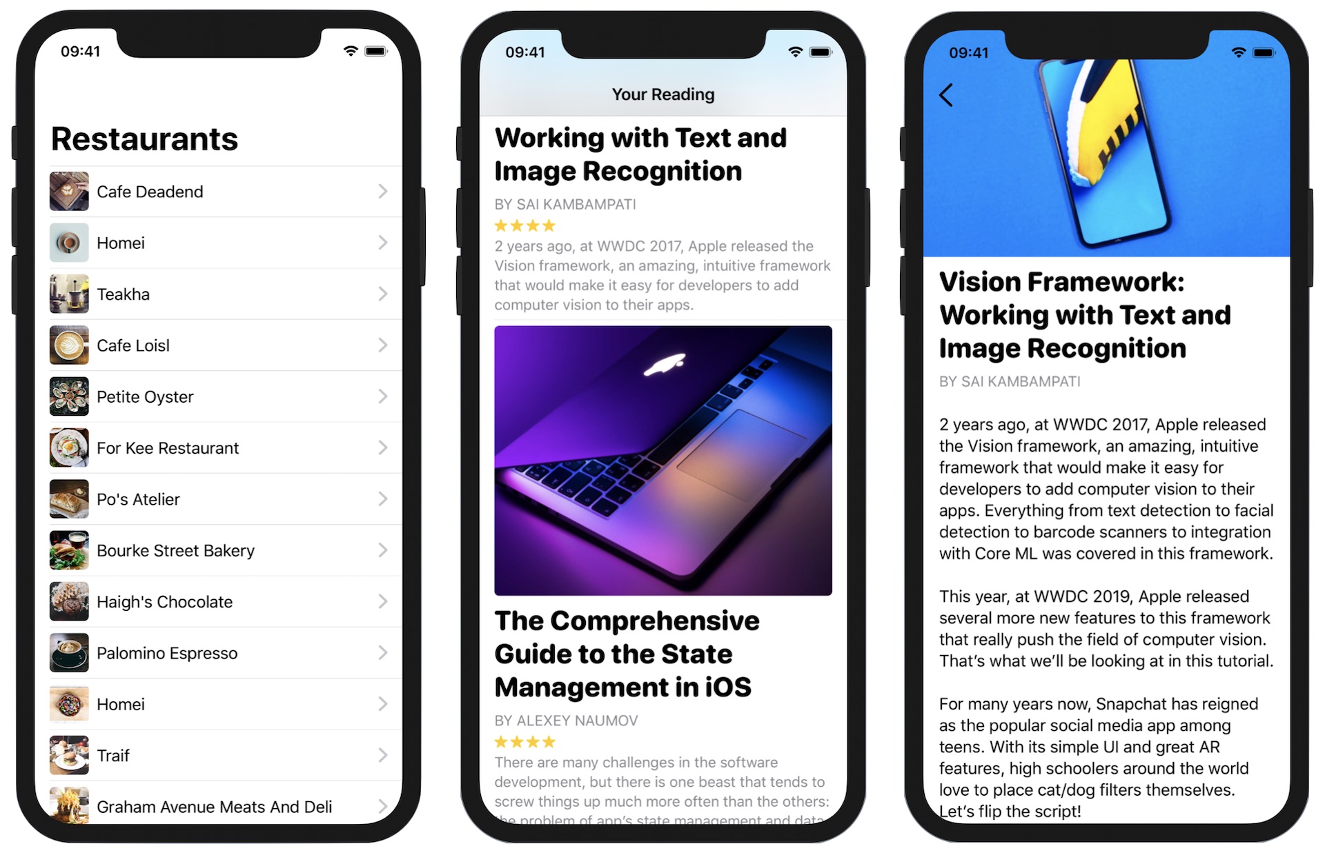 圖 11.1. 範例專案的導覽介面