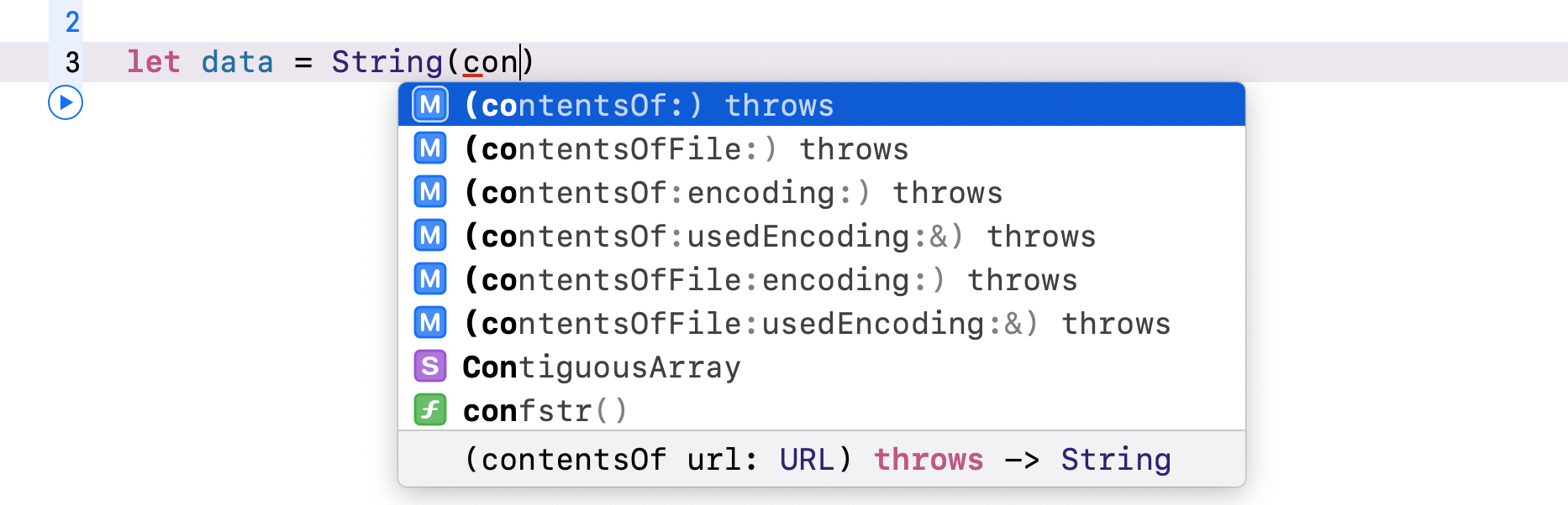 圖 A.1. throwing 方法會以 throws 關鍵字來標示
