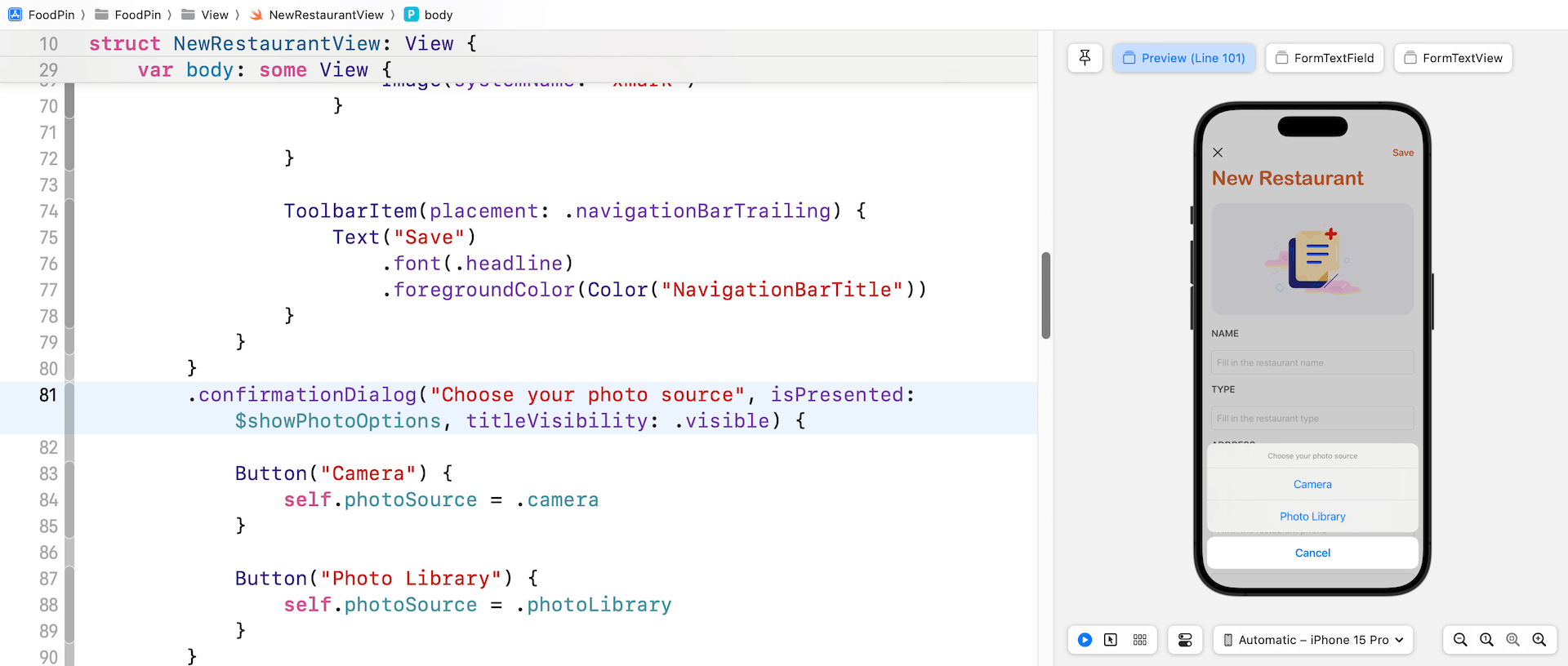 圖 17.9. 顯示確認對話框