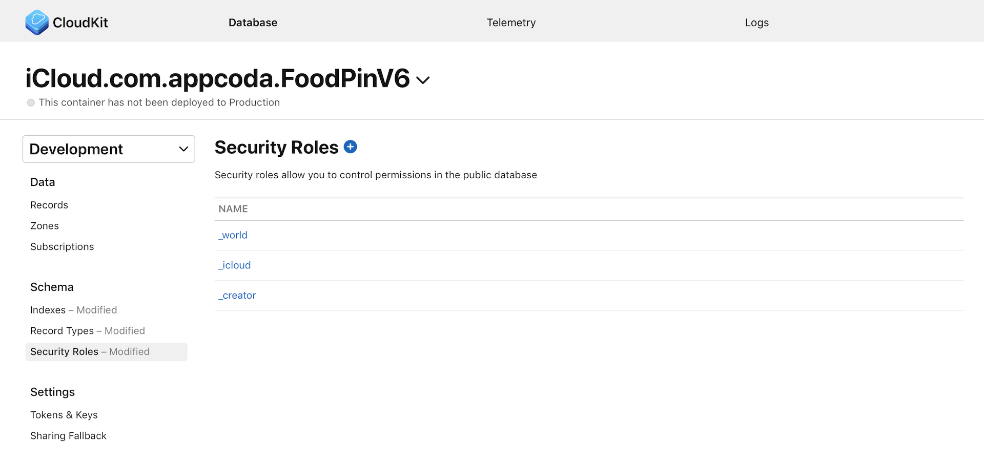 圖 23.21. 設定安全角色