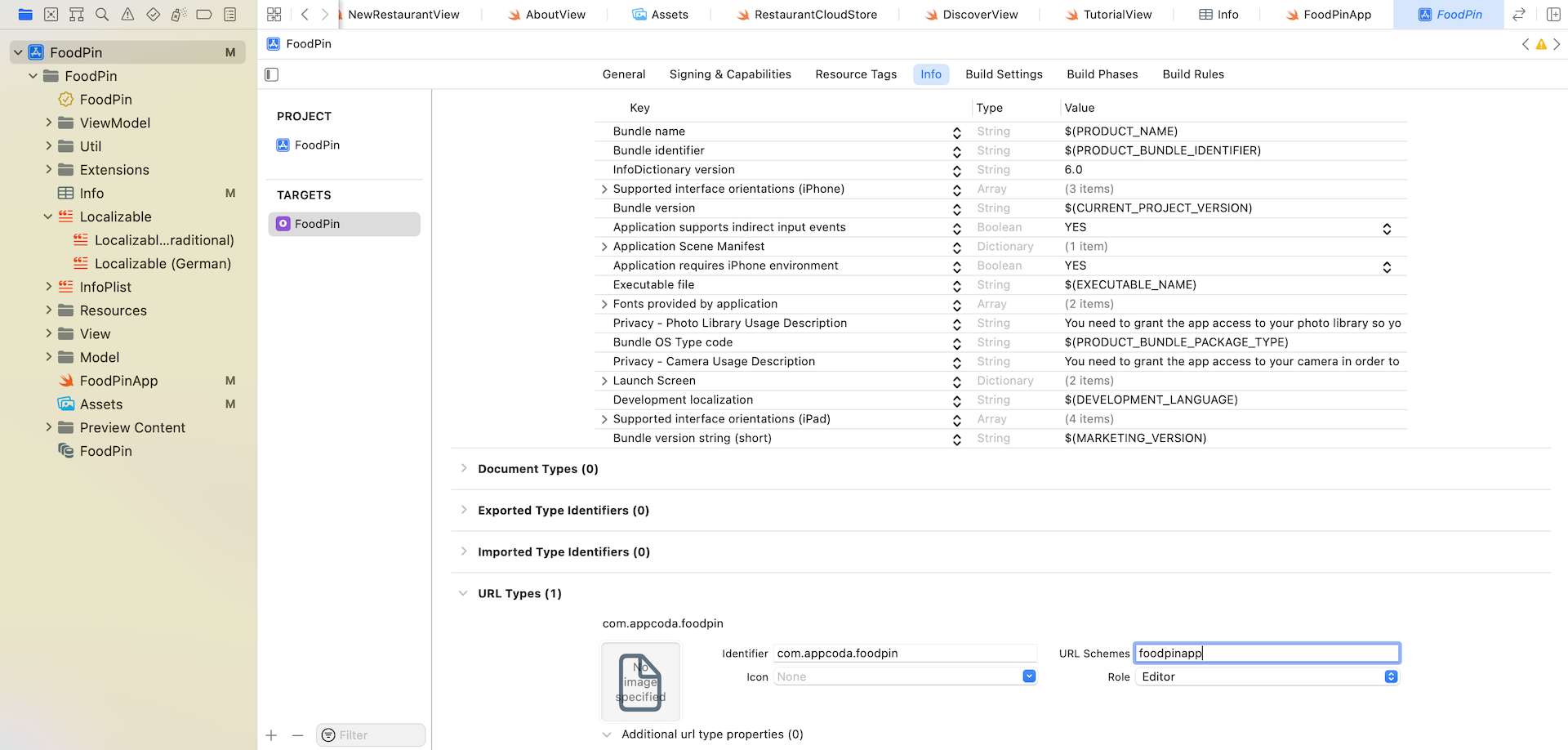 圖 28.5. 加入新的 URL 類型