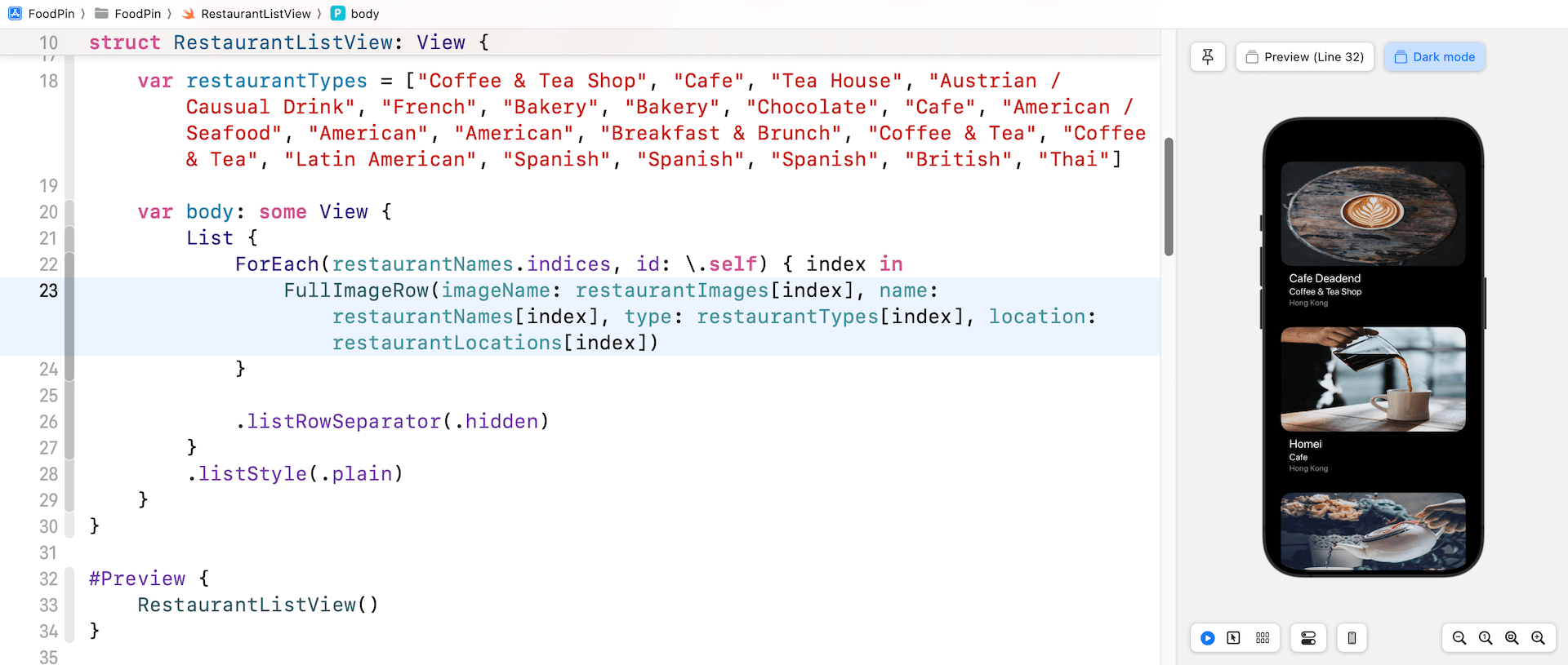 圖 8.5. 使用新的 FullImageRow 