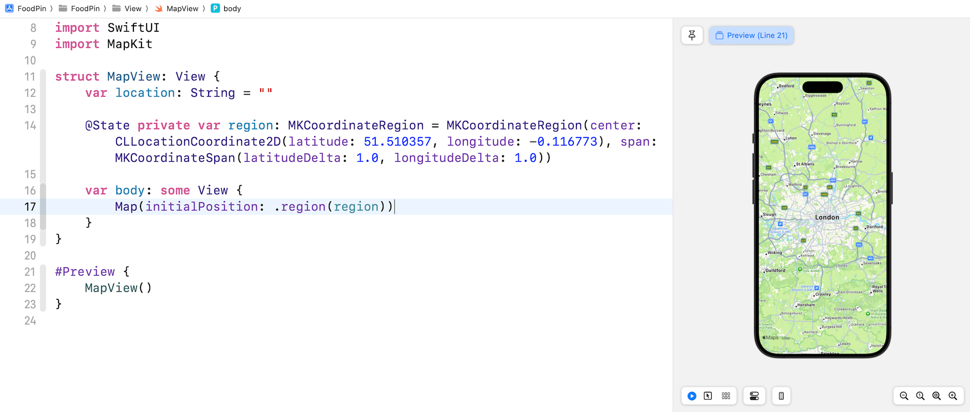 圖 14.2. 顯示地圖