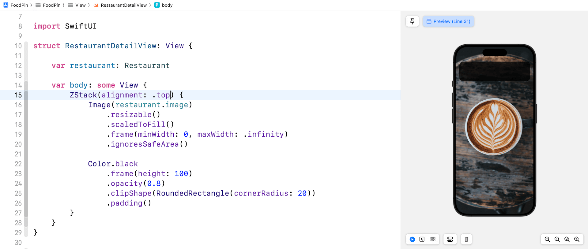 圖 11.7. 更改 ZStack 的對齊
