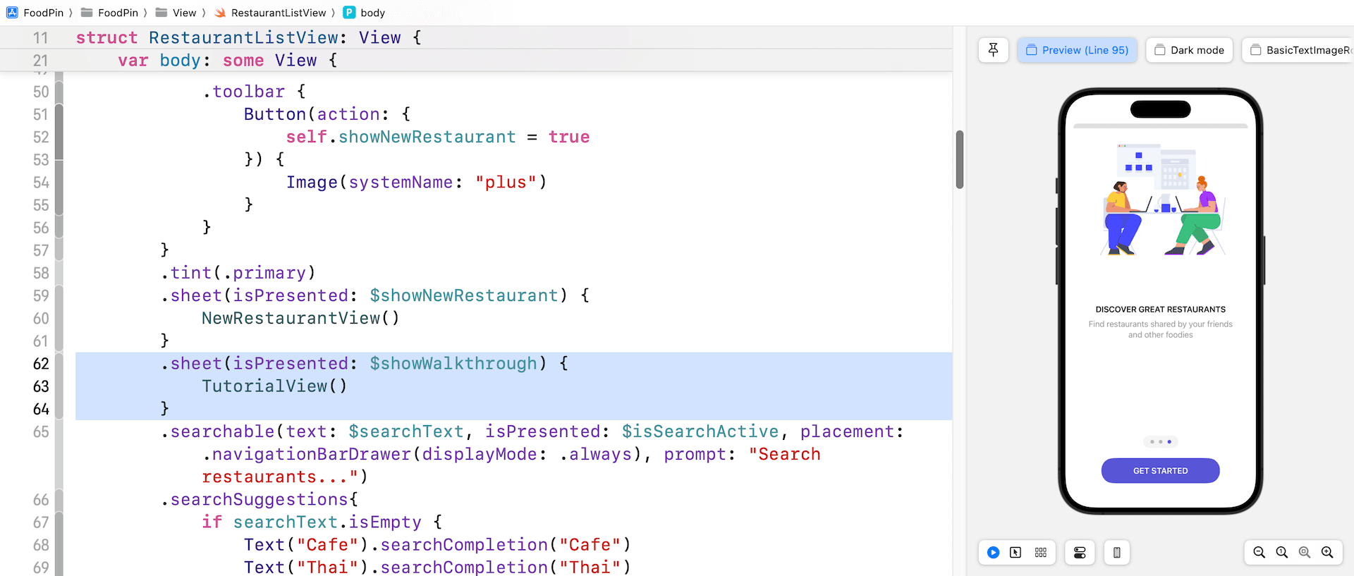 圖 20.8. 顯示導引視圖